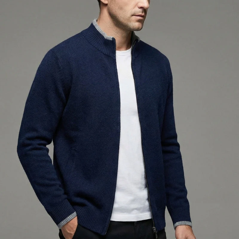 Slim Fit Zip-Up Sweater - Image 6