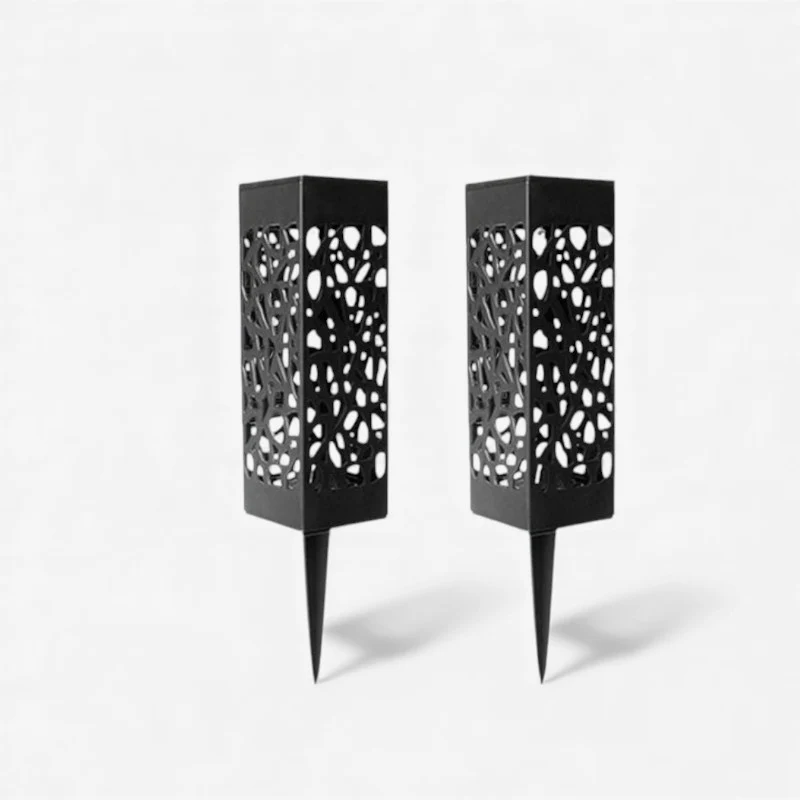 SolarCage – Solar-Powered LED Grass Lights with Cage Design