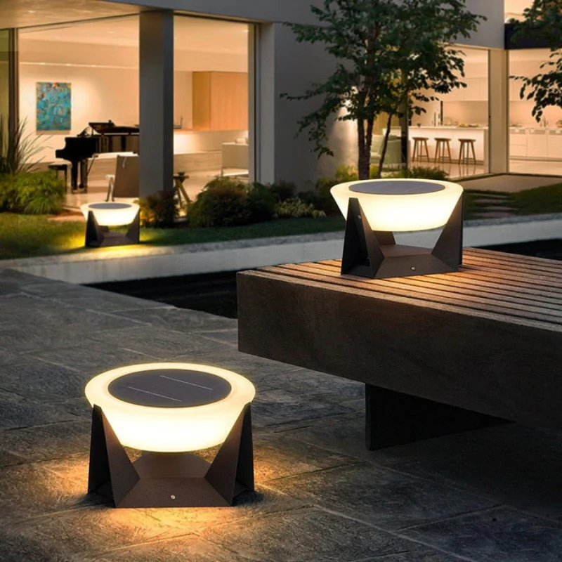 SolarGlow – Solar-Powered LED Pillar Light with Tripod - Image 5