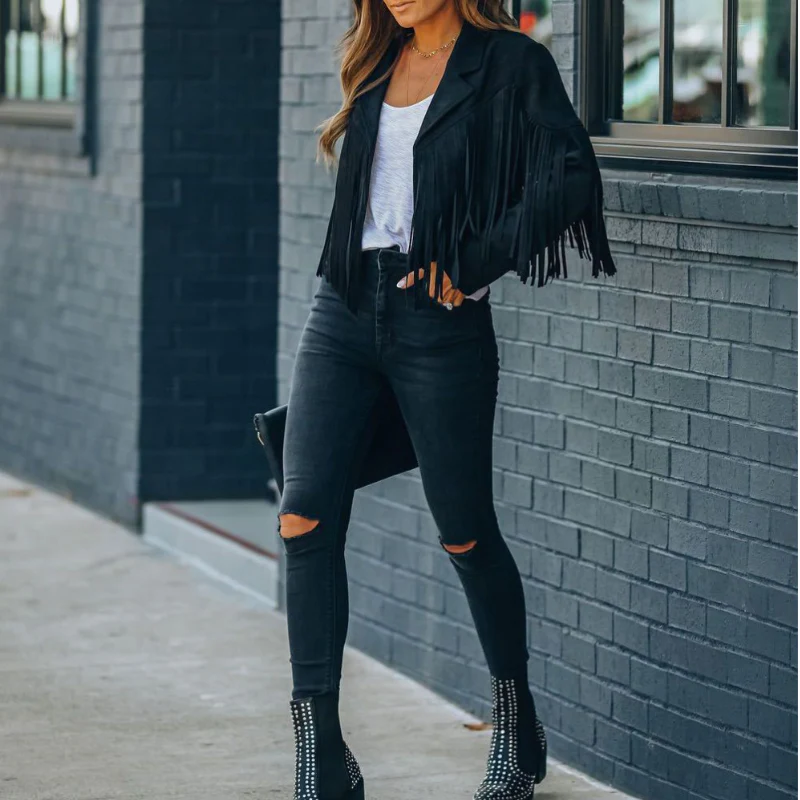 Sophia – Jacket with Lapel Collar and Long Sleeves - Image 6