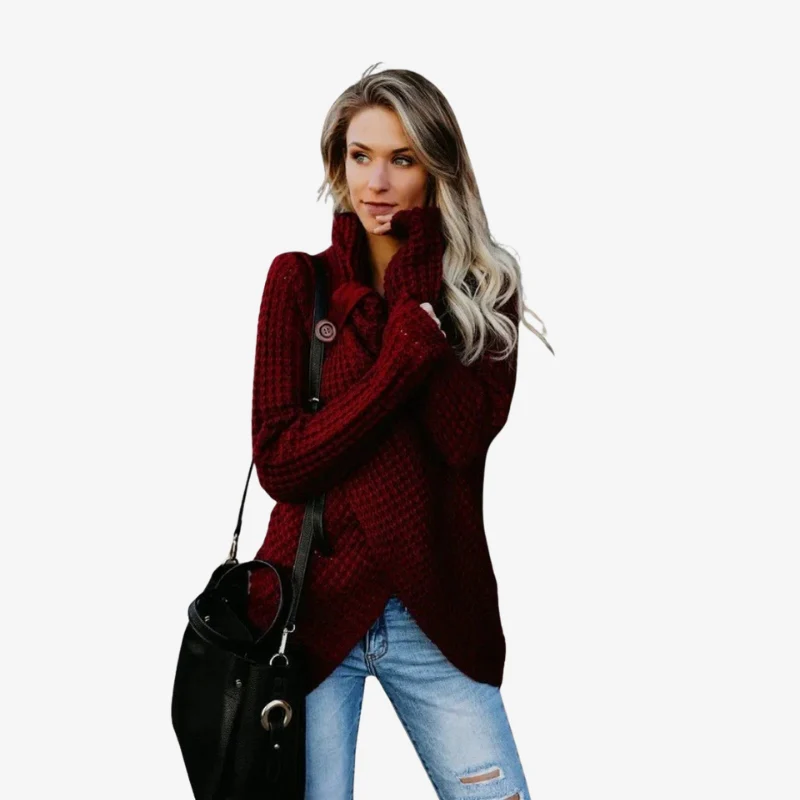 Sophia – Women's Button-Down Sweater - Image 3