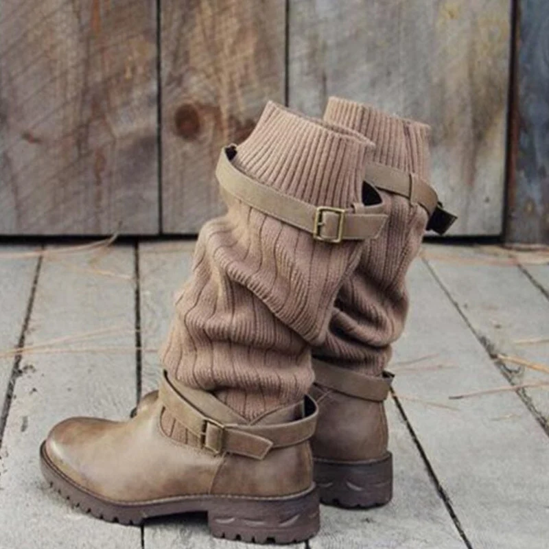 Sophia – Round Toe Boots with Adjustable Straps and Anti-Slip Sole - Image 4