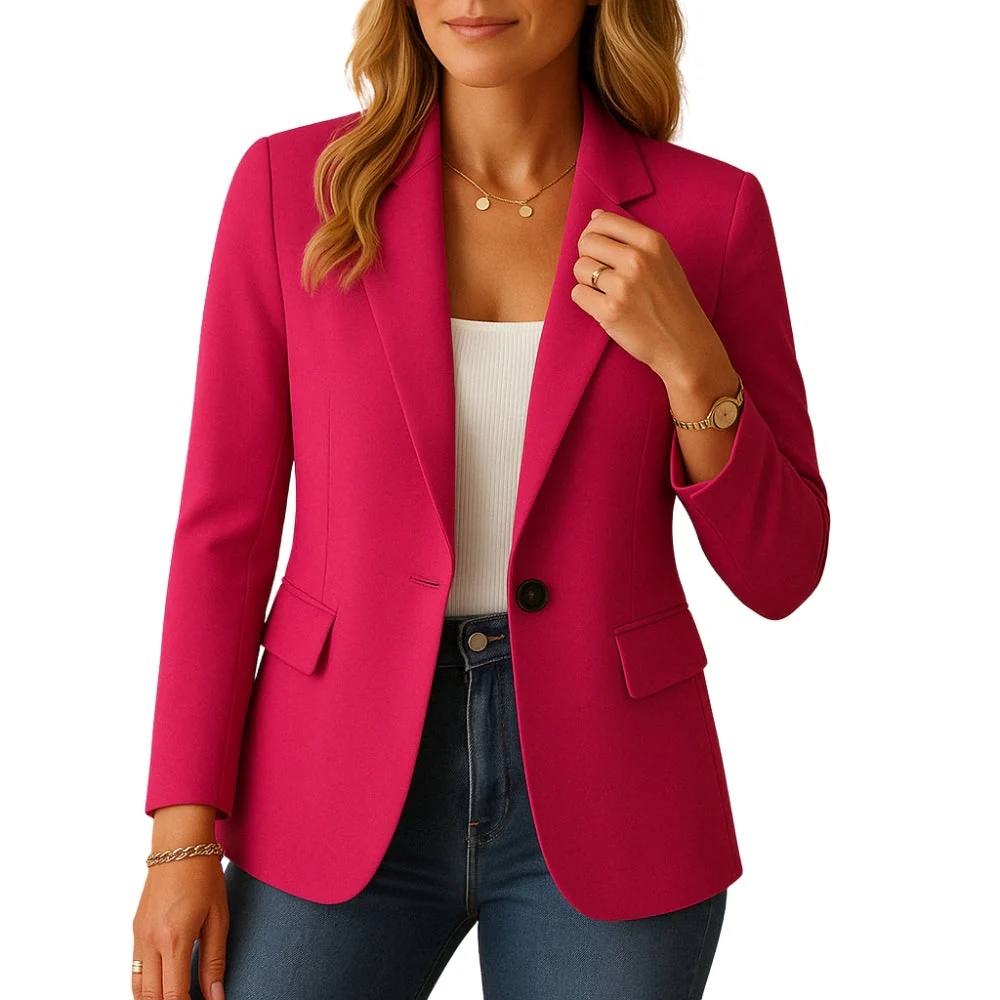Soraya – Long-Sleeved Blazer with Lapel Collar - Image 4