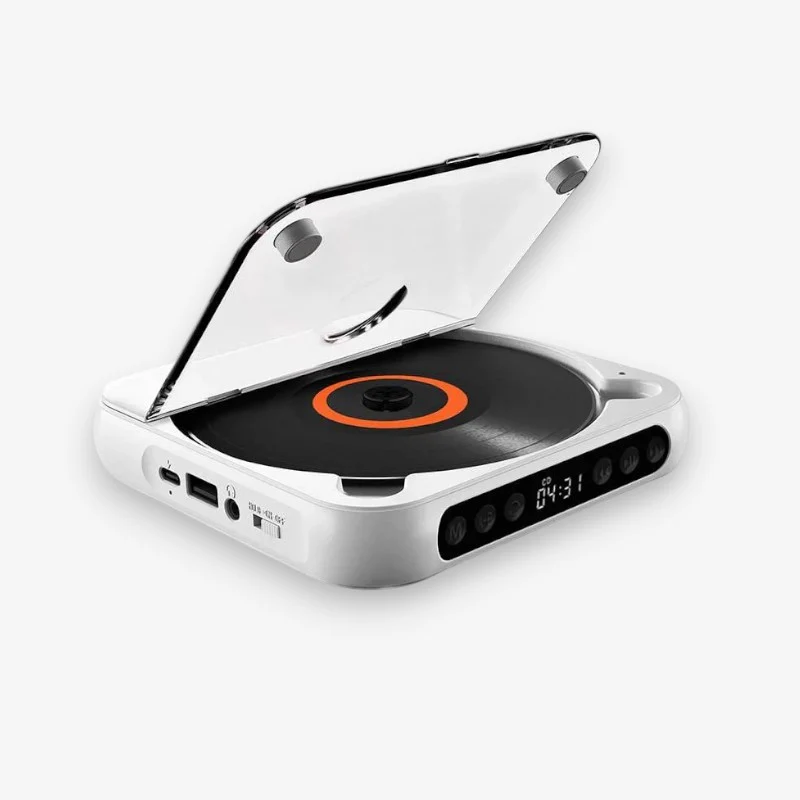SoundWave – Portable Bluetooth CD player with LCD screen - Image 2