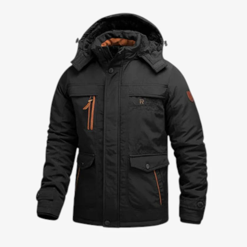 Thomas - Hooded Jacket with Multiple Zip Pockets - Image 2