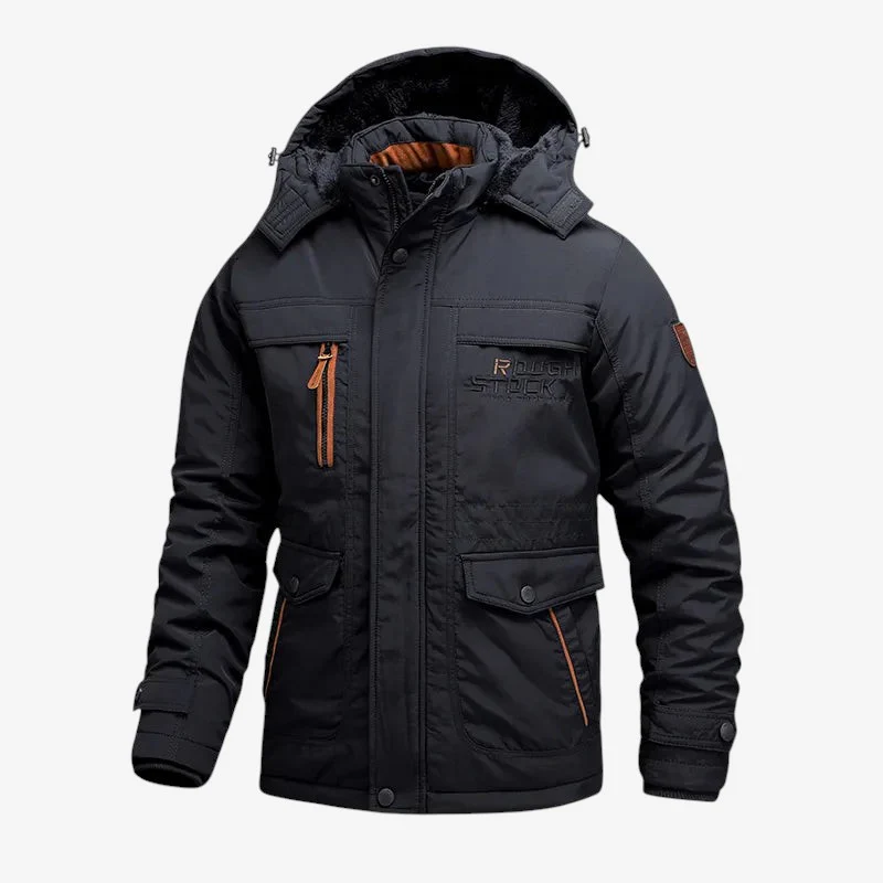 Thomas - Hooded Jacket with Multiple Zip Pockets - Image 4