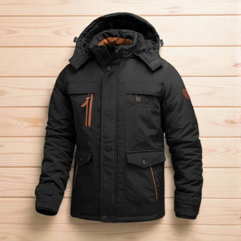 Thomas - Hooded Jacket with Multiple Zip Pockets - Image 5