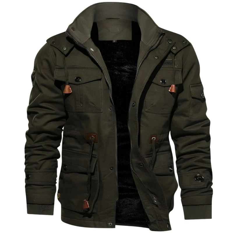 Thoralf – Long-Sleeve Jacket with Adjustable Waist and Pockets