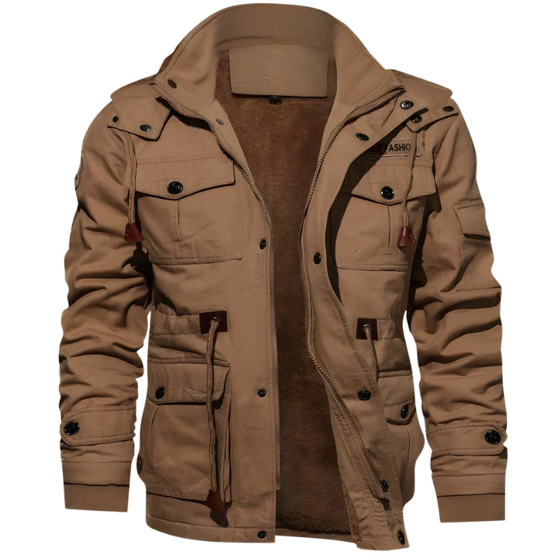 Thoralf – Long-Sleeve Jacket with Adjustable Waist and Pockets - Image 2