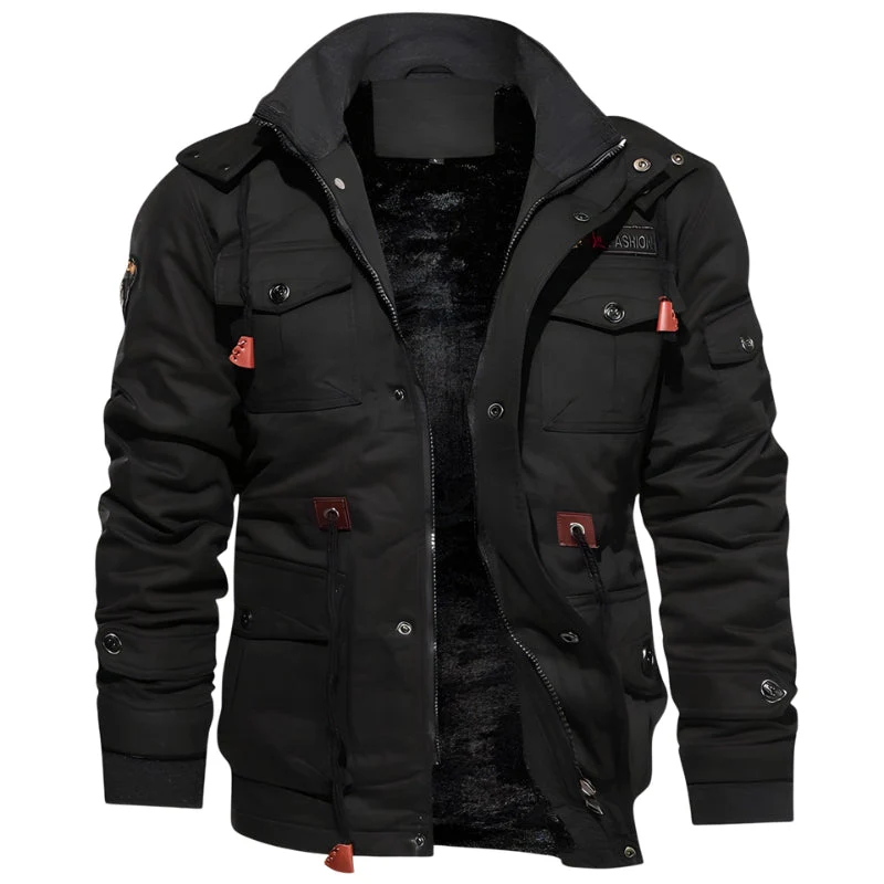 Thoralf – Long-Sleeve Jacket with Adjustable Waist and Pockets - Image 3