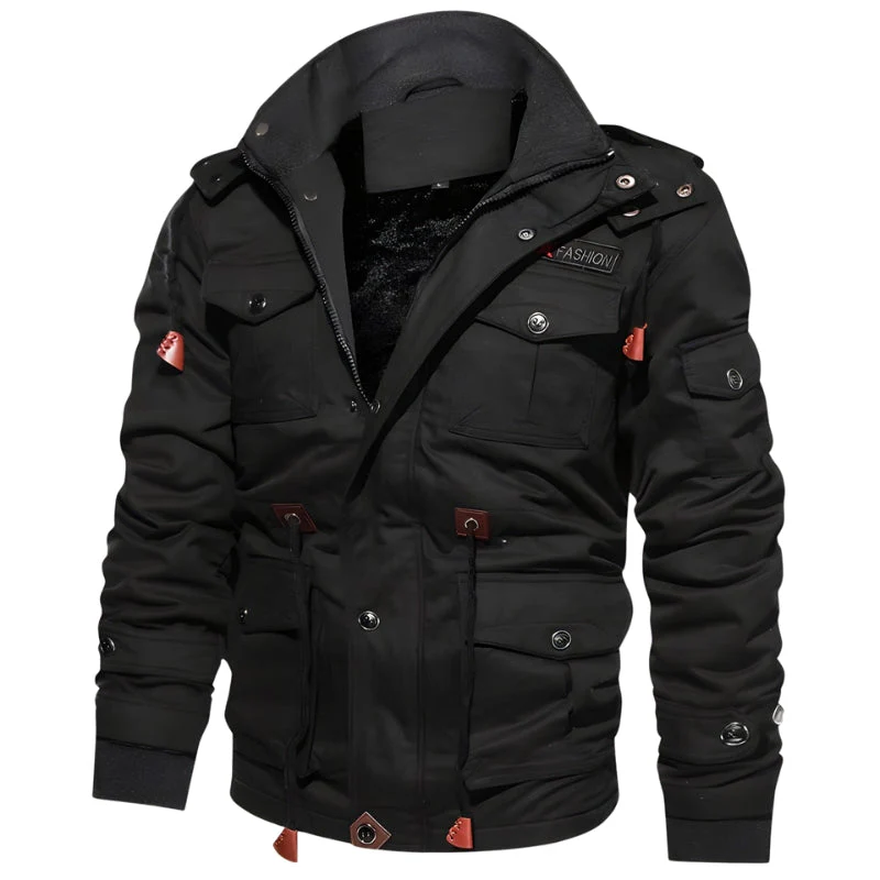 Thoralf – Long-Sleeve Jacket with Adjustable Waist and Pockets - Image 4