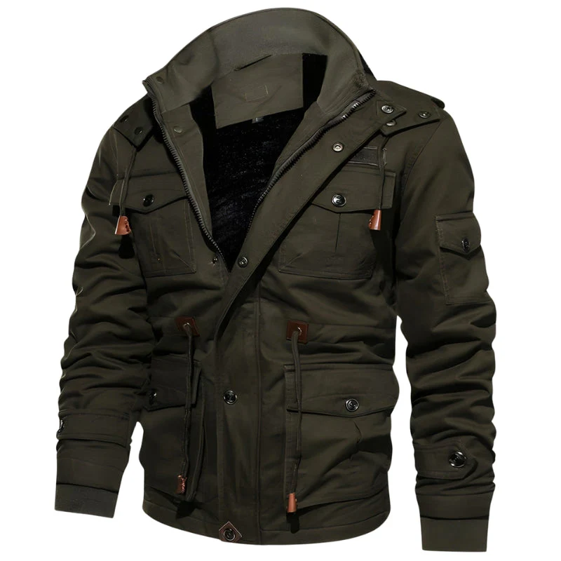 Thoralf – Long-Sleeve Jacket with Adjustable Waist and Pockets - Image 8