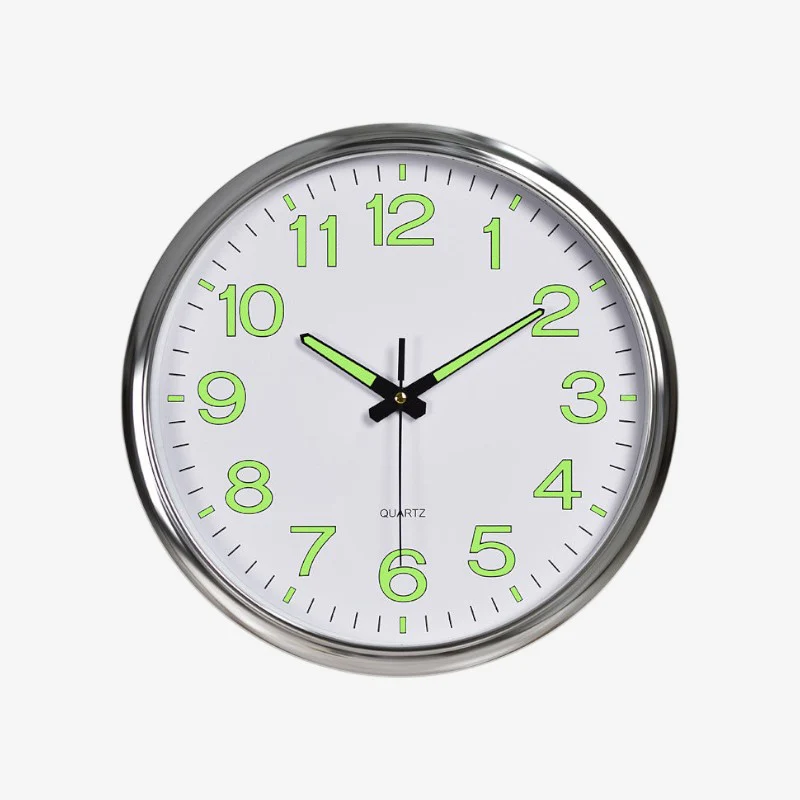 TimeGlow – Wall Clock with Luminous Hands - Image 2