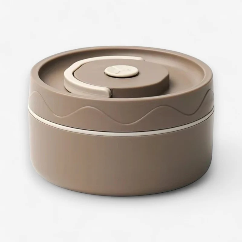 TinaPack – Portable Round Lunch Box with Compartments - Image 3