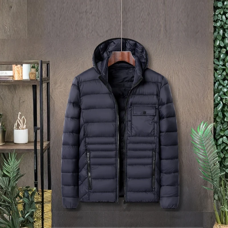 Victor – Men's Long Sleeve Jacket with Hoodie and Pocket - Image 6