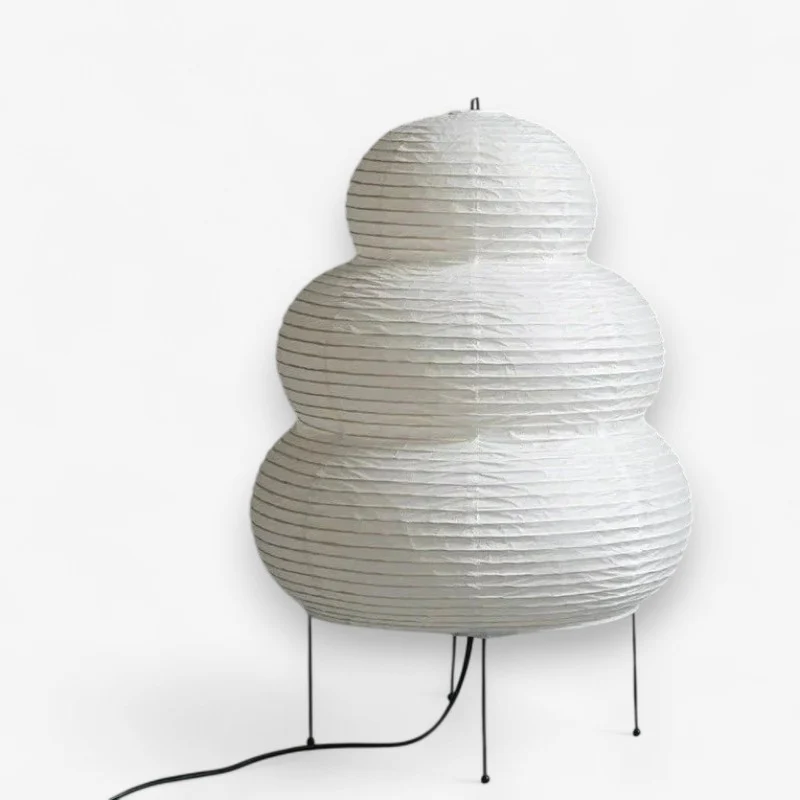 WabiGlow – Floor Lamp with Rice Paper Shade