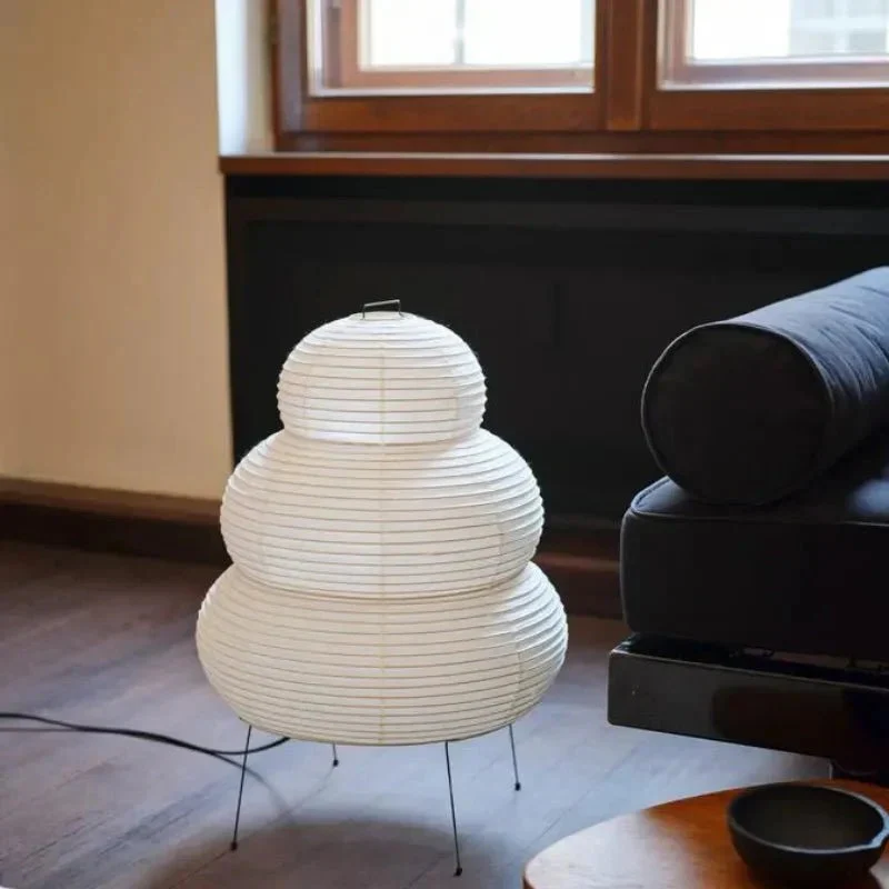 WabiGlow – Floor Lamp with Rice Paper Shade - Image 5