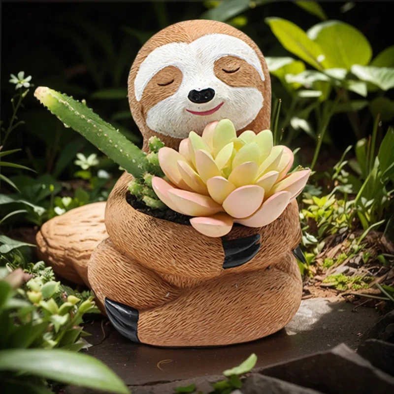 WildBloom – Decorative Flower Pot with Animal-Inspired Design - Image 5