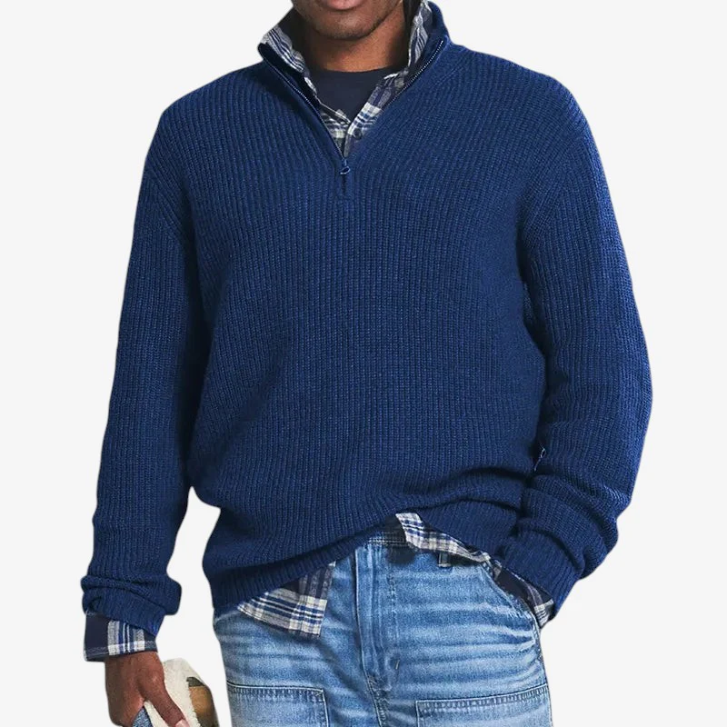 William – Half-Zip Long Sleeve Sweater - Image 5