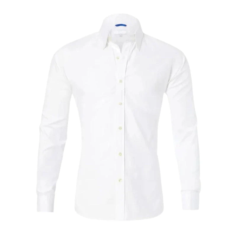 William – Men's Long-Sleeve Shirt & Hidden Zip - Image 4