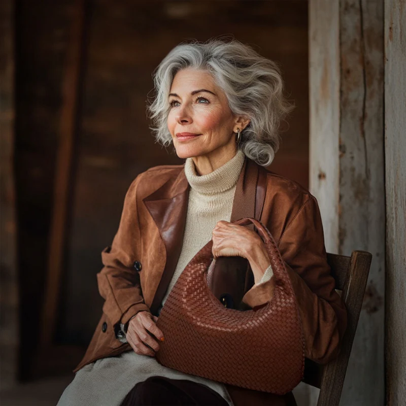 Winifred – Large Handbag with Handle - Image 4