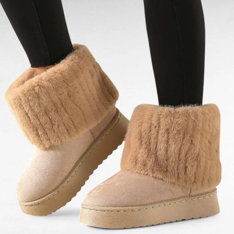 Women Ankle Boots Striped Design Non Slip Soles - Image 5