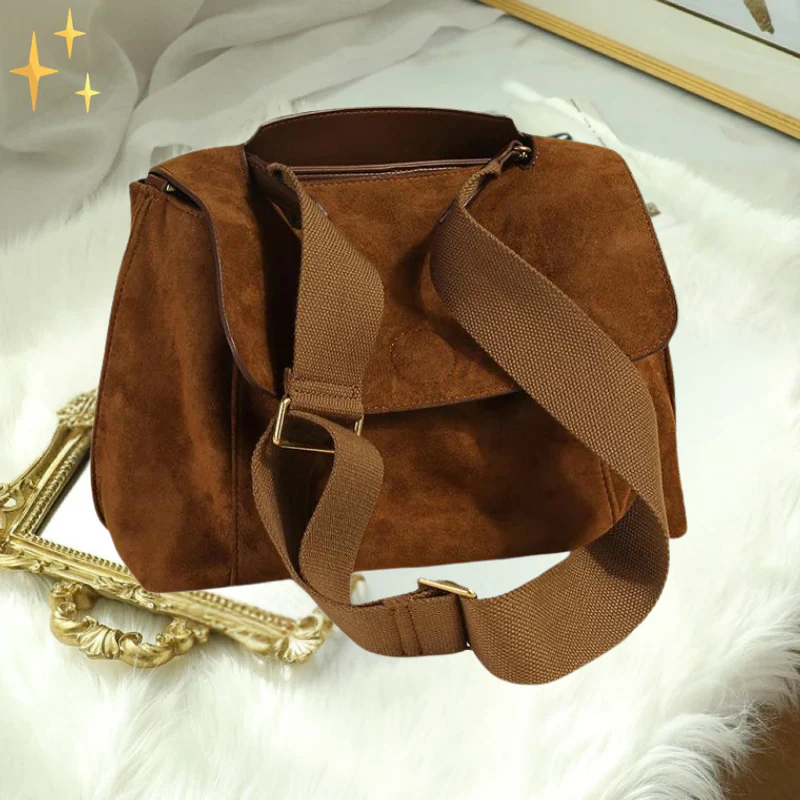 Women Retro Frosted Crossbody Bag - Image 2