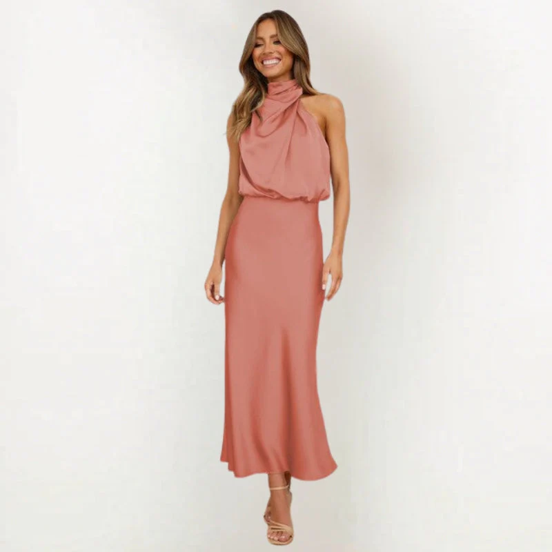 Women’s sleeveless mock neck midi dress - Image 7