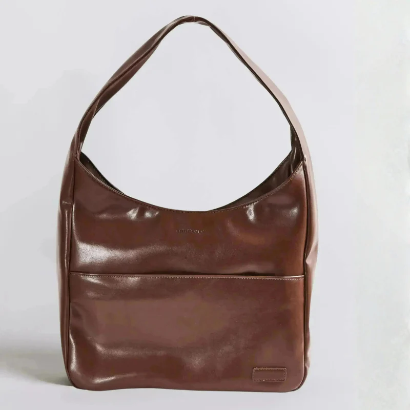 Women Shoulder Bag Multi Compartment Structured Design - Image 11