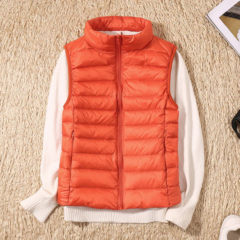 Women Sleeveless Vest With Zip Front - Image 16