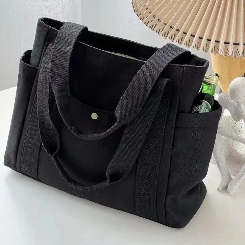 Women's Oversized Tote Bag with Multiple Compartments - Image 5
