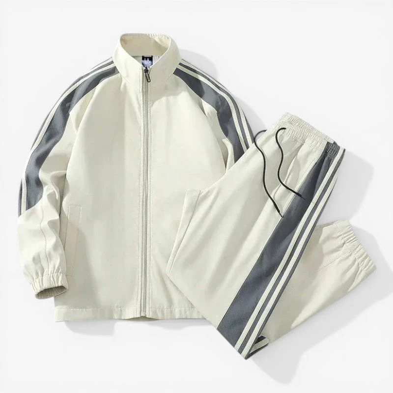 Zip-Up Tracksuit Set Jacket & Pants - Image 2