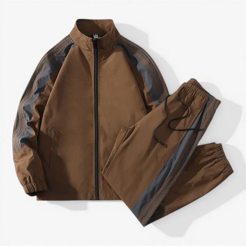 Zip-Up Tracksuit Set Jacket & Pants - Image 3