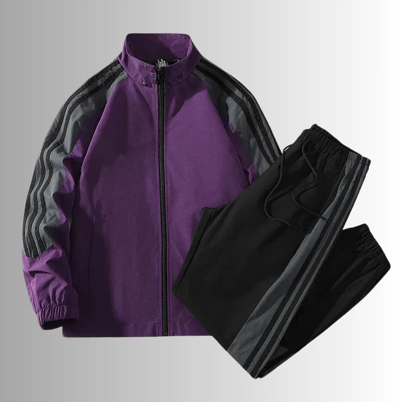 Zip-Up Tracksuit Set Jacket & Pants - Image 7
